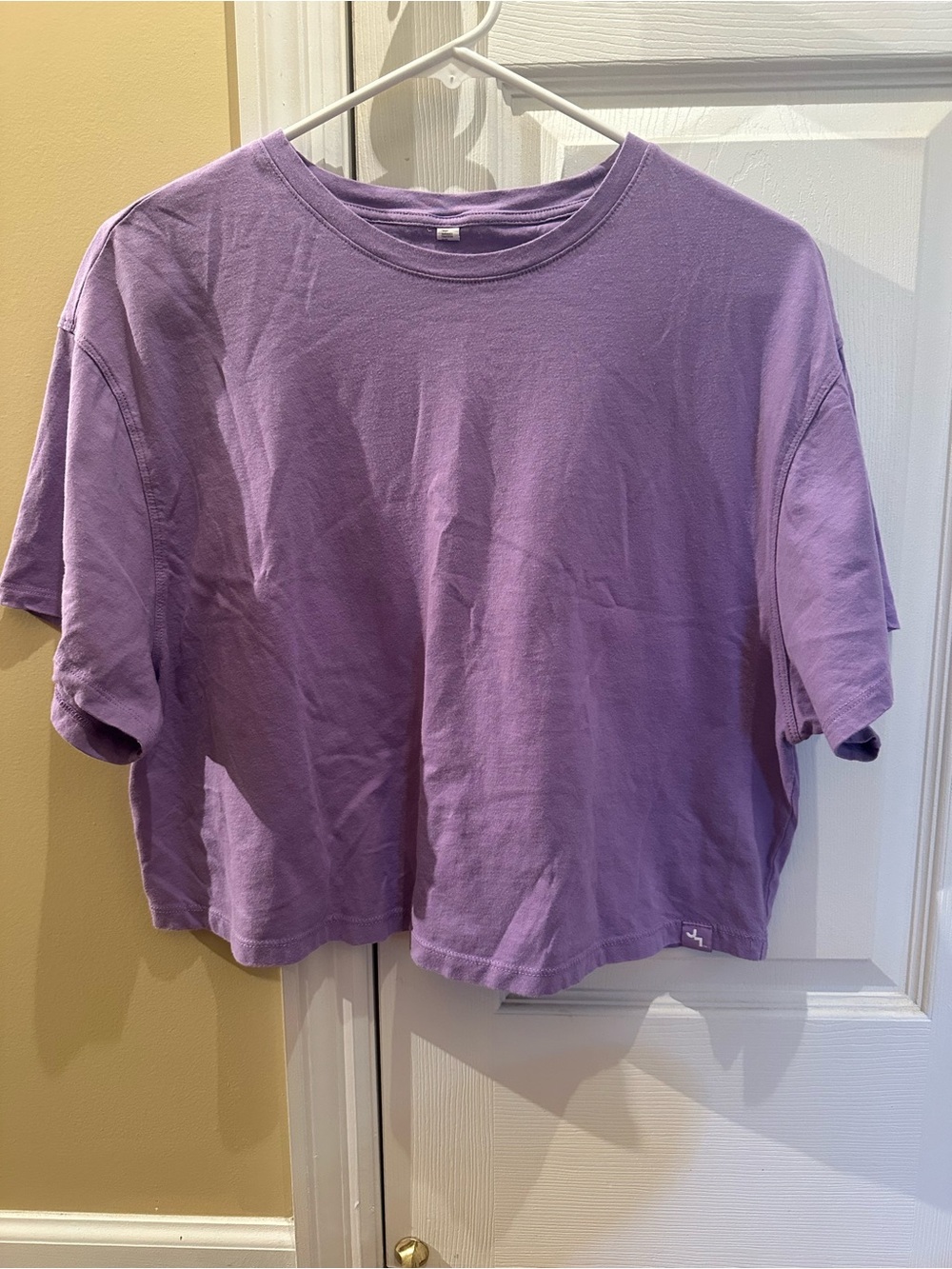 JoyLab Cropped Cut out T-shirt